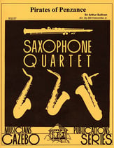 Pirates of Penzance SATB Saxophone Quartet cover